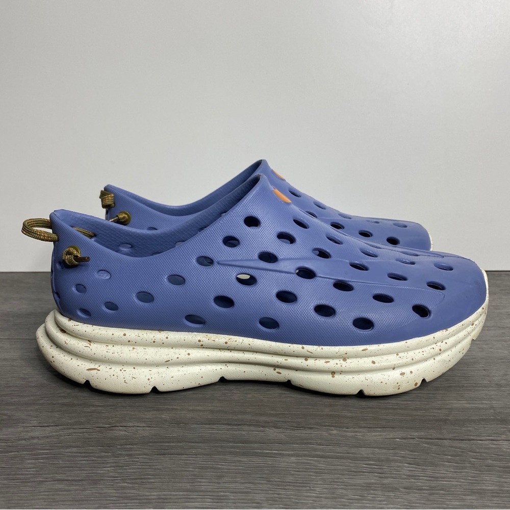 Kane Footwear Revive Recovery Shoes M 8 W 10 Blue White Cushion Slip On - Picture 2 of 11